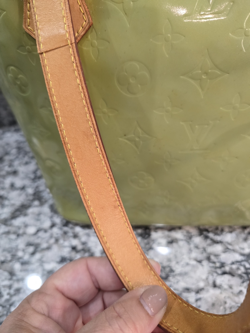 Authentic Louis Vuitton Monogram Vernis Houston Tote Bag - Picture 5 of 16
